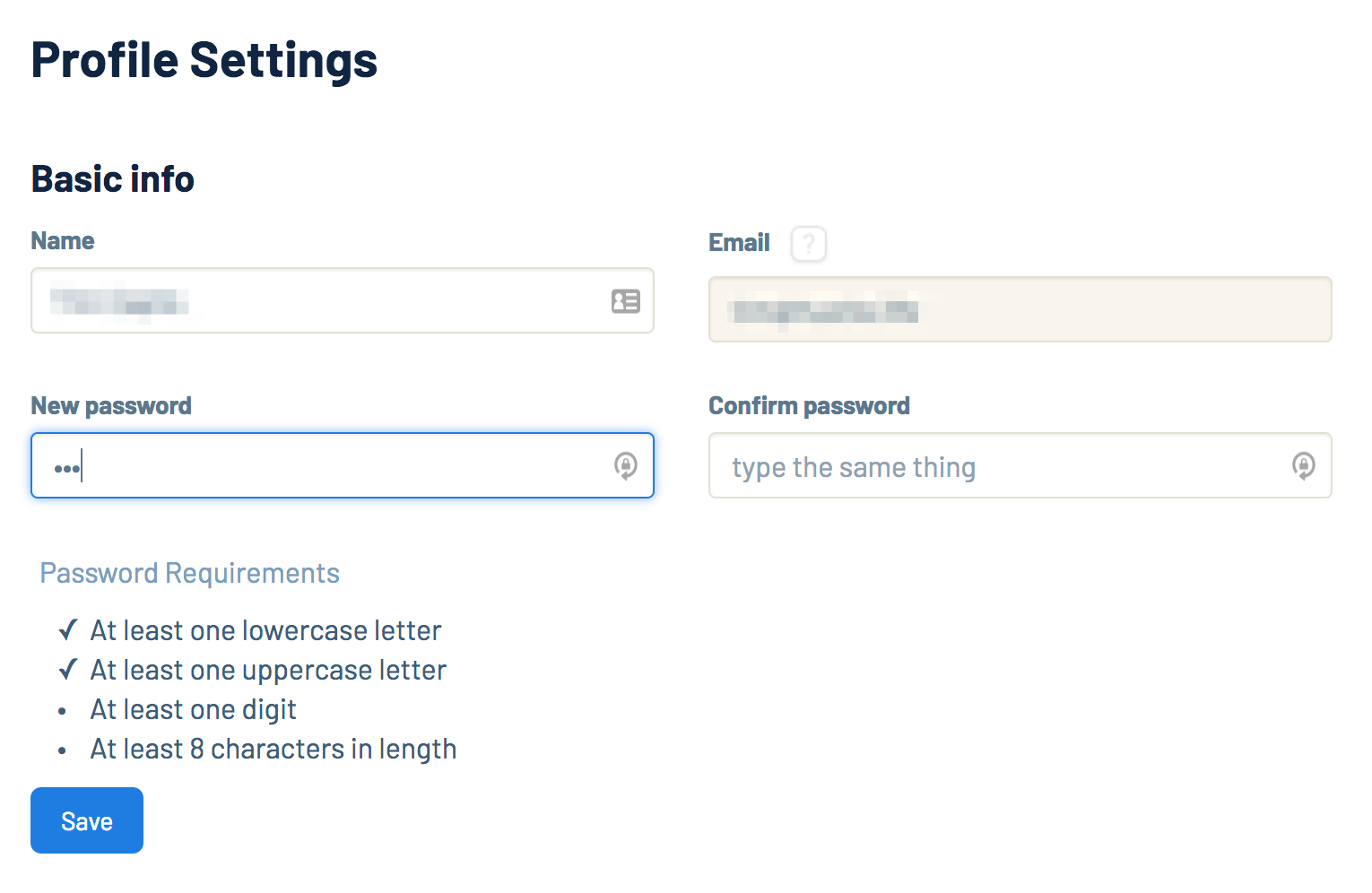 Password policy requirements – Hustle